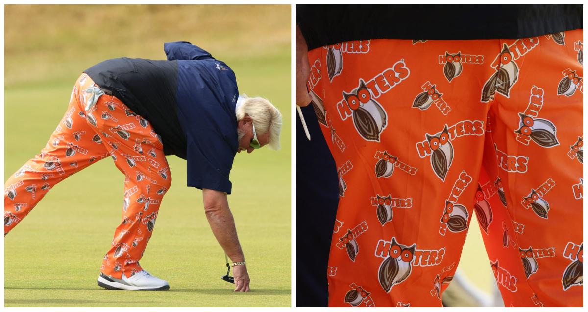 golfer with funny pants